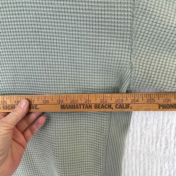 Niko And... Blue Cotton Rib Knit Long Sleeve Drop Shoulder Sweater Size Large - Picture 7 of 8